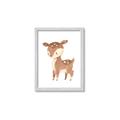 Picture of Woodland animals Deer _GroupedProduct_Rectangle_Portrait_Mini_ _GroupedProduct_Rectangle_Portrait_Framed_Matted_