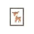 Picture of Woodland animals Deer _GroupedProduct_Rectangle_Portrait_Mini_ _GroupedProduct_Rectangle_Portrait_Framed_Matted_