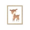 Picture of Woodland animals Deer _GroupedProduct_Rectangle_Portrait_Mini_ _GroupedProduct_Rectangle_Portrait_Framed_Matted_