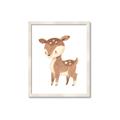Picture of Woodland animals Deer _GroupedProduct_Rectangle_Portrait_Mini_ _GroupedProduct_Rectangle_Portrait_Framed_Matted_