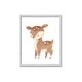 Picture of Woodland animals Deer _GroupedProduct_Rectangle_Portrait_Mini_ _GroupedProduct_Rectangle_Portrait_Framed_Matted_