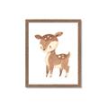 Picture of Woodland animals Deer _GroupedProduct_Rectangle_Portrait_Mini_ _GroupedProduct_Rectangle_Portrait_Framed_Matted_