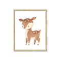 Picture of Woodland animals Deer _GroupedProduct_Rectangle_Portrait_Mini_ _GroupedProduct_Rectangle_Portrait_Framed_Matted_