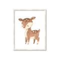 Picture of Woodland animals Deer _GroupedProduct_Rectangle_Portrait_Mini_ _GroupedProduct_Rectangle_Portrait_Framed_Matted_