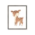 Picture of Woodland animals Deer _GroupedProduct_Rectangle_Portrait_Mini_ _GroupedProduct_Rectangle_Portrait_Framed_Matted_