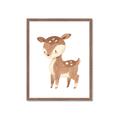 Picture of Woodland animals Deer _GroupedProduct_Rectangle_Portrait_Mini_ _GroupedProduct_Rectangle_Portrait_Framed_Matted_