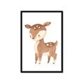 Picture of Woodland animals Deer _GroupedProduct_Rectangle_Portrait_Mini_ _GroupedProduct_Rectangle_Portrait_Framed_Matted_
