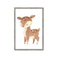 Picture of Woodland animals Deer _GroupedProduct_Rectangle_Portrait_Mini_ _GroupedProduct_Rectangle_Portrait_Framed_Matted_