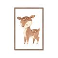 Picture of Woodland animals Deer _GroupedProduct_Rectangle_Portrait_Mini_ _GroupedProduct_Rectangle_Portrait_Framed_Matted_