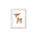 Picture of Woodland animals Deer _GroupedProduct_Rectangle_Portrait_Mini_ _GroupedProduct_Rectangle_Portrait_Framed_Matted_