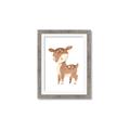 Picture of Woodland animals Deer _GroupedProduct_Rectangle_Portrait_Mini_ _GroupedProduct_Rectangle_Portrait_Framed_Matted_
