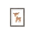 Picture of Woodland animals Deer _GroupedProduct_Rectangle_Portrait_Mini_ _GroupedProduct_Rectangle_Portrait_Framed_Matted_