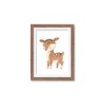 Picture of Woodland animals Deer _GroupedProduct_Rectangle_Portrait_Mini_ _GroupedProduct_Rectangle_Portrait_Framed_Matted_