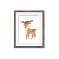 Picture of Woodland animals Deer _GroupedProduct_Rectangle_Portrait_Mini_ _GroupedProduct_Rectangle_Portrait_Framed_Matted_