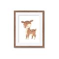 Picture of Woodland animals Deer _GroupedProduct_Rectangle_Portrait_Mini_ _GroupedProduct_Rectangle_Portrait_Framed_Matted_