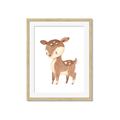 Picture of Woodland animals Deer _GroupedProduct_Rectangle_Portrait_Mini_ _GroupedProduct_Rectangle_Portrait_Framed_Matted_