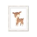Picture of Woodland animals Deer _GroupedProduct_Rectangle_Portrait_Mini_ _GroupedProduct_Rectangle_Portrait_Framed_Matted_