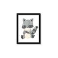 Picture of Woodland animals Raccoon _GroupedProduct_Rectangle_Portrait_Mini_ _GroupedProduct_Rectangle_Portrait_Framed_Matted_