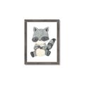 Picture of Woodland animals Raccoon _GroupedProduct_Rectangle_Portrait_Mini_ _GroupedProduct_Rectangle_Portrait_Framed_Matted_