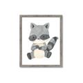 Picture of Woodland animals Raccoon _GroupedProduct_Rectangle_Portrait_Mini_ _GroupedProduct_Rectangle_Portrait_Framed_Matted_