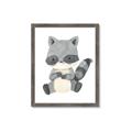 Picture of Woodland animals Raccoon _GroupedProduct_Rectangle_Portrait_Mini_ _GroupedProduct_Rectangle_Portrait_Framed_Matted_