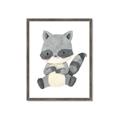 Picture of Woodland animals Raccoon _GroupedProduct_Rectangle_Portrait_Mini_ _GroupedProduct_Rectangle_Portrait_Framed_Matted_