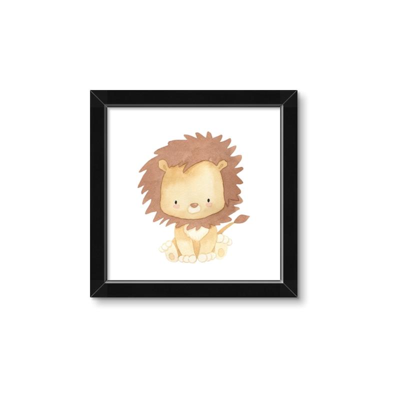 Picture of Lovely Lion _GroupedProduct_Square_Mini_ _GroupedProduct_Square_Framed_Matted_