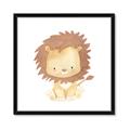 Picture of Lovely Lion _GroupedProduct_Square_Mini_ _GroupedProduct_Square_Framed_Matted_