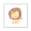Picture of Lovely Lion _GroupedProduct_Square_Mini_ _GroupedProduct_Square_Framed_Matted_