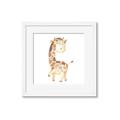 Picture of Lovely Giraffe _GroupedProduct_Square_Mini_ _GroupedProduct_Square_Framed_Matted_