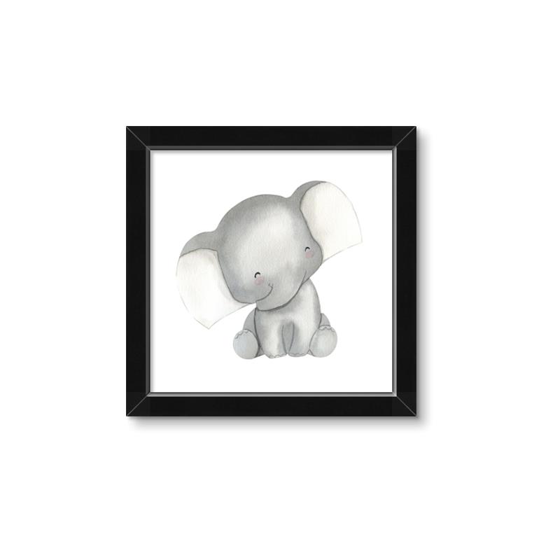 Picture of Lovely Elephant _GroupedProduct_Square_Mini_ _GroupedProduct_Square_Framed_Matted_