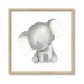 Picture of Lovely Elephant _GroupedProduct_Square_Mini_ _GroupedProduct_Square_Framed_Matted_