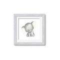 Picture of Lovely Elephant _GroupedProduct_Square_Mini_ _GroupedProduct_Square_Framed_Matted_