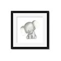 Picture of Lovely Elephant _GroupedProduct_Square_Mini_ _GroupedProduct_Square_Framed_Matted_