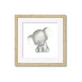 Picture of Lovely Elephant _GroupedProduct_Square_Mini_ _GroupedProduct_Square_Framed_Matted_