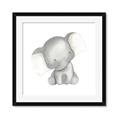 Picture of Lovely Elephant _GroupedProduct_Square_Mini_ _GroupedProduct_Square_Framed_Matted_
