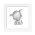 Picture of Lovely Elephant _GroupedProduct_Square_Mini_ _GroupedProduct_Square_Framed_Matted_