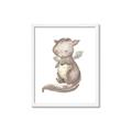Picture of Adorable Flying Dragon II _GroupedProduct_Rectangle_Portrait_Mini_ _GroupedProduct_Rectangle_Portrait_Framed_Matted_
