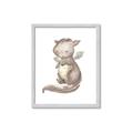 Picture of Adorable Flying Dragon II _GroupedProduct_Rectangle_Portrait_Mini_ _GroupedProduct_Rectangle_Portrait_Framed_Matted_