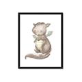 Picture of Adorable Flying Dragon II _GroupedProduct_Rectangle_Portrait_Mini_ _GroupedProduct_Rectangle_Portrait_Framed_Matted_