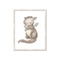 Picture of Adorable Flying Dragon II _GroupedProduct_Rectangle_Portrait_Mini_ _GroupedProduct_Rectangle_Portrait_Framed_Matted_