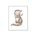 Picture of Adorable Flying Dragon II _GroupedProduct_Rectangle_Portrait_Mini_ _GroupedProduct_Rectangle_Portrait_Framed_Matted_