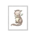 Picture of Adorable Flying Dragon II _GroupedProduct_Rectangle_Portrait_Mini_ _GroupedProduct_Rectangle_Portrait_Framed_Matted_