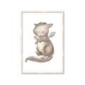 Picture of Adorable Flying Dragon II _GroupedProduct_Rectangle_Portrait_Mini_ _GroupedProduct_Rectangle_Portrait_Framed_Matted_