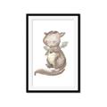 Picture of Adorable Flying Dragon II _GroupedProduct_Rectangle_Portrait_Mini_ _GroupedProduct_Rectangle_Portrait_Framed_Matted_