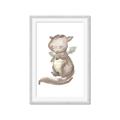 Picture of Adorable Flying Dragon II _GroupedProduct_Rectangle_Portrait_Mini_ _GroupedProduct_Rectangle_Portrait_Framed_Matted_