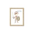 Picture of knight illustration for kids I _GroupedProduct_Rectangle_Portrait_Mini_ _GroupedProduct_Rectangle_Portrait_Framed_Matted_