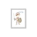 Picture of knight illustration for kids I _GroupedProduct_Rectangle_Portrait_Mini_ _GroupedProduct_Rectangle_Portrait_Framed_Matted_