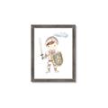 Picture of knight illustration for kids I _GroupedProduct_Rectangle_Portrait_Mini_ _GroupedProduct_Rectangle_Portrait_Framed_Matted_