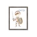 Picture of knight illustration for kids I _GroupedProduct_Rectangle_Portrait_Mini_ _GroupedProduct_Rectangle_Portrait_Framed_Matted_